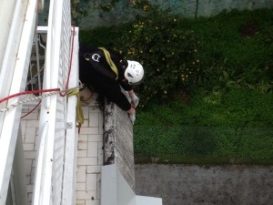 1 posa di lamiere a protezione cornicioni